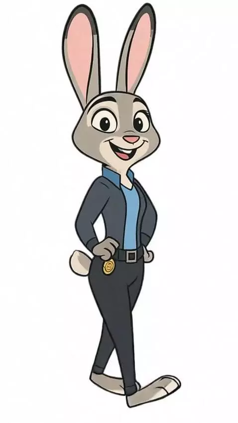 AI Video from prompt: make an animation of a bunny walking in profile 