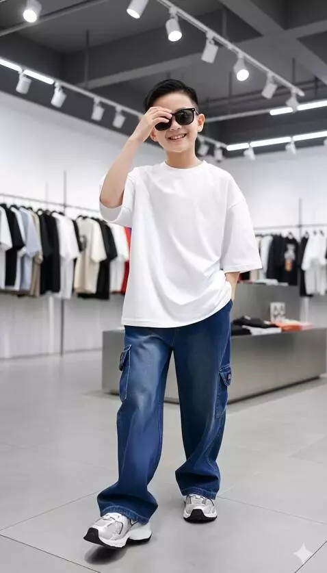 AI Video from prompt: Anak laki-laki tersebut berjalan maju ke depan d