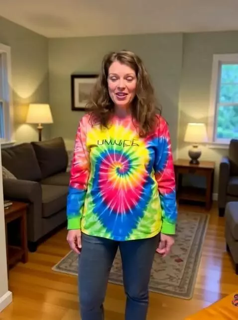 AI Video from prompt: Show woman in a blue bikini as she walks around 