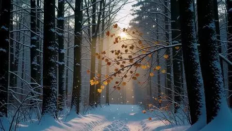 AI Video from prompt: "Slow cinematic dolly forward through a misty wi