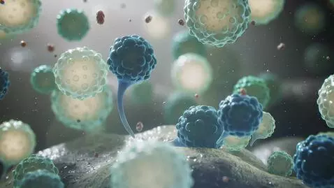 AI Video from prompt: cells moving