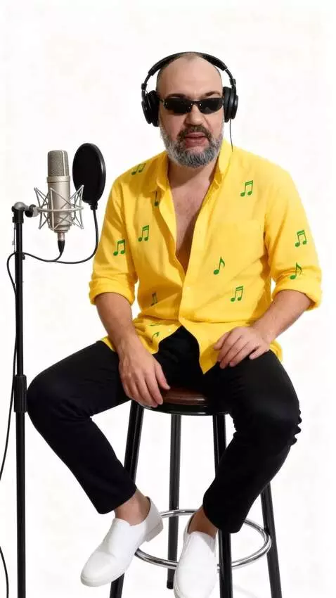 AI Video from prompt: Studio-style shooting. The camera pans left to r