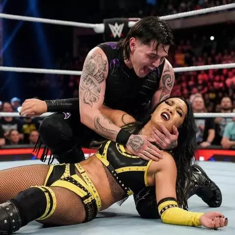 AI Video from prompt: the winner taunts the motionless loser