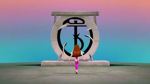 AI Video from prompt: Сгенерируй видео в стиле аниме или мультика, в к