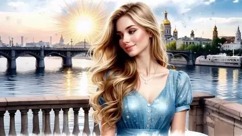 AI Video from prompt: Красивая милая девушка