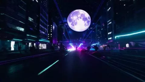 AI Video from prompt: A mesmerizing music video for a deep phonk, tech