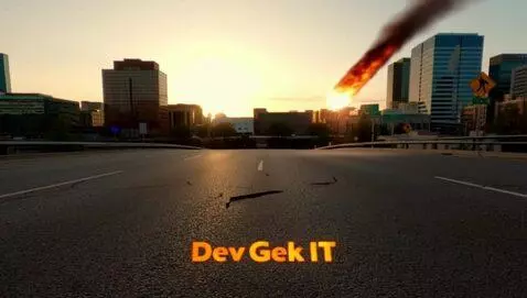 AI Video from prompt: Создай красивый город многоэтажки по краям и зак