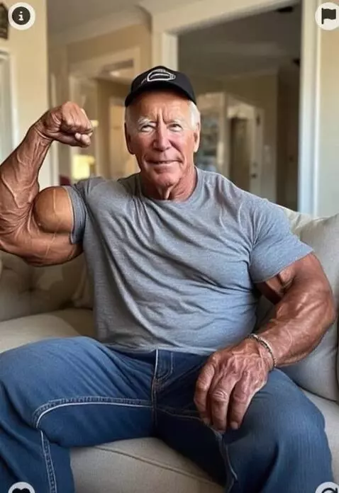 AI Video from prompt: a professional bodybuilder is flexing his massiv