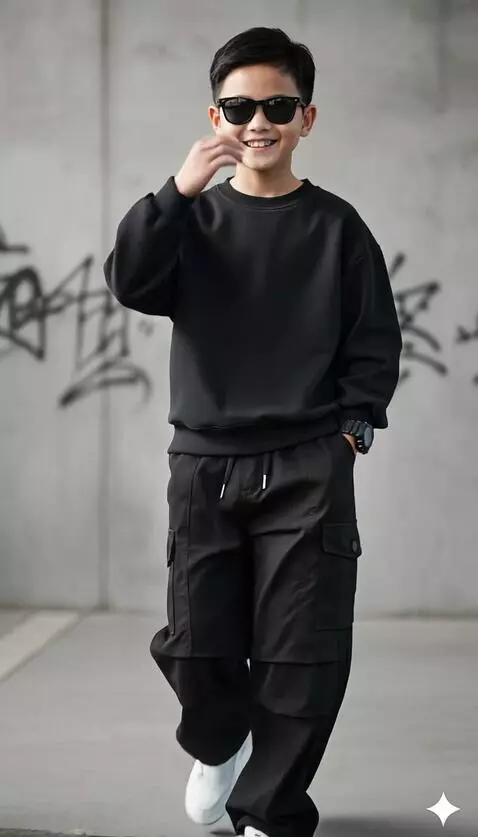 AI Video from prompt: Anak laki-laki tersebut berjalan maju ke depan m