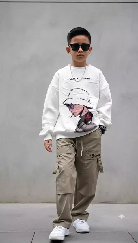 AI Video from prompt: Anak laki-laki tersebut berjalan maju ke depanny