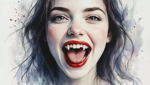 AI Video from prompt: девушка показывает язычок