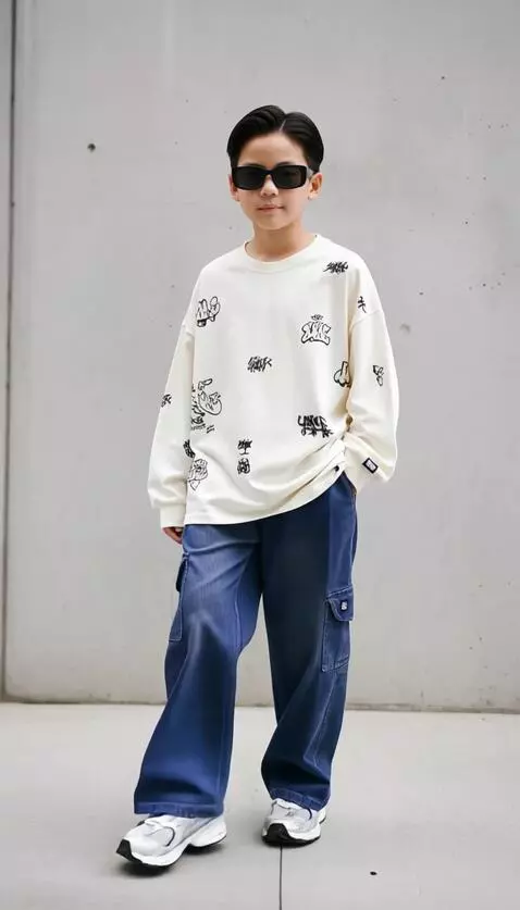 AI Video from prompt: Anak laki-laki tersebut berjalan maju ke depan d