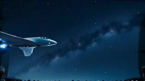 AI Video from prompt: Видео будет проектироваться на потолке в зритель