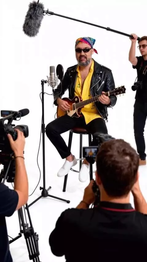 AI Video from prompt: Studio quality. The camera moves to the right. A