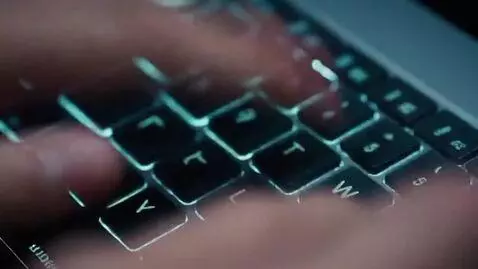 AI Video from prompt: Create a video where a hacker guy gets into a se