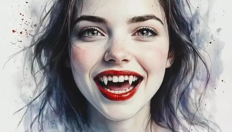 AI Video from prompt: «The girl is looking at the camera with surprise