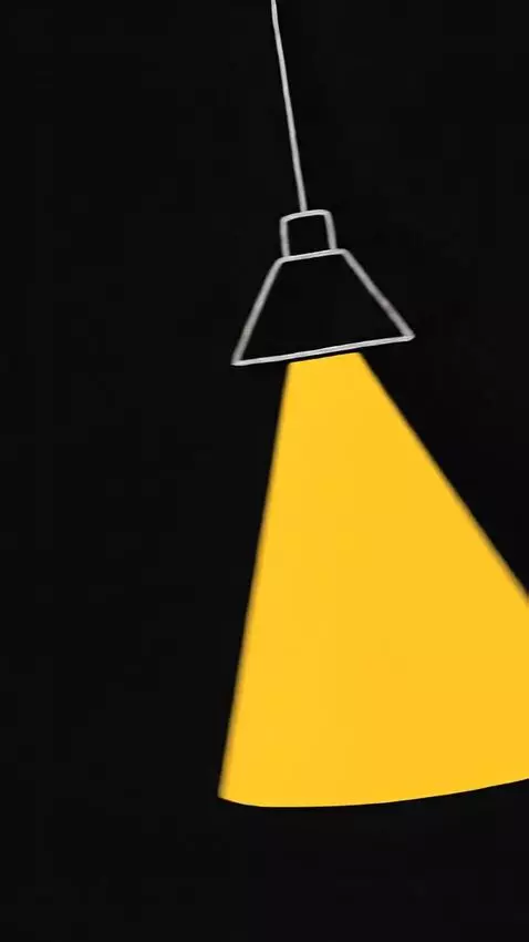 AI Video from prompt: 2D animation on a pure black background, hand-dr