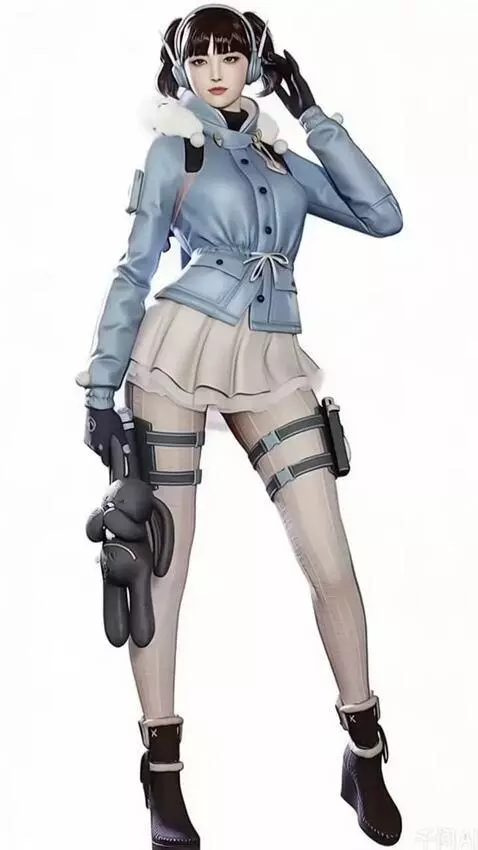 AI Video from prompt: The buttocks are facing the camera throughout th