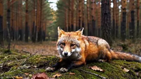 AI Video from prompt: POV shot, handheld camera movement. Walking thro