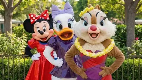 AI Video from prompt: three mascots shaking their hips from side to si