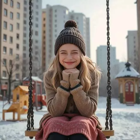 AI Video from prompt: The girl is flirting