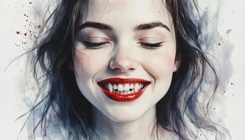 AI Video from prompt: The girl is shy