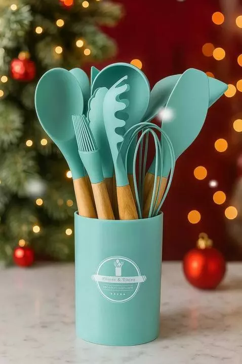 AI Video from prompt: Subtle festive animation, gentle falling snow, s