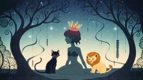 AI Video from prompt: A beautiful silhouette picture. Intricate lace-l