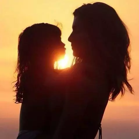 AI Video from prompt: emotional and passionate deep kissing