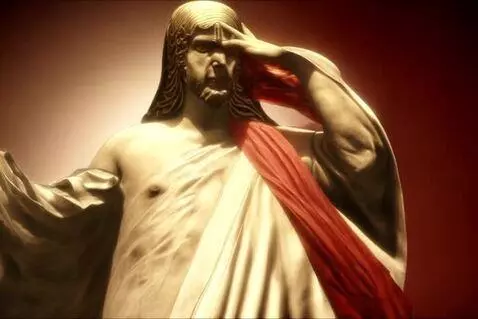 AI Video from prompt: Jesus destroying Satan