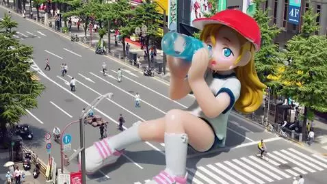 AI Video from prompt: She walking in city
