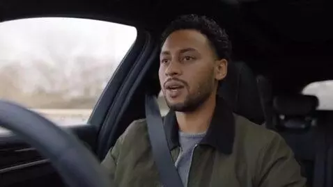 AI Video from prompt: man seat in the car