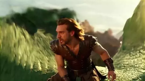 AI Video from prompt: A Man Riding on a Flying Dragon