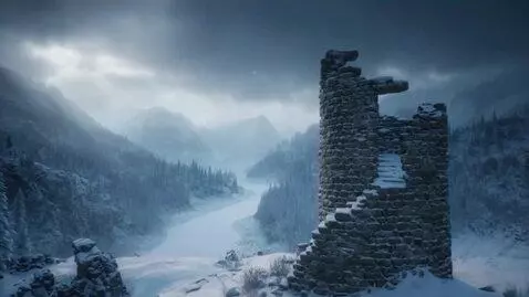 AI Video from prompt: hyberborea footage