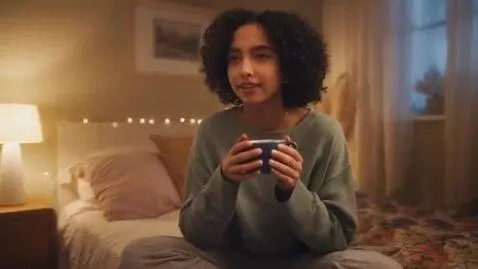 AI Video from prompt: Girl in bedroom