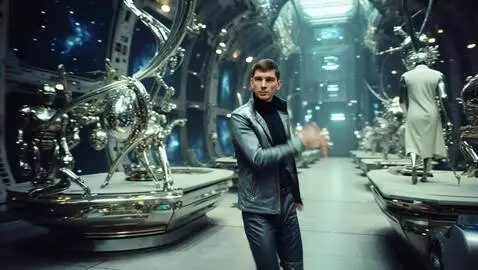 AI Video from prompt: He's dancing deep house, the camera is circling 