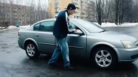 AI Video from prompt: a guy dressed like a typical Russian boy from th