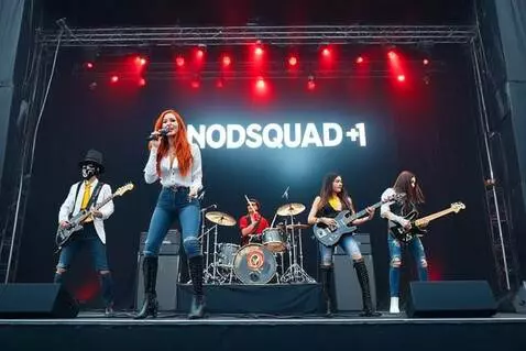 AI Video from prompt: Singer Singing Constantly into the Microphone to