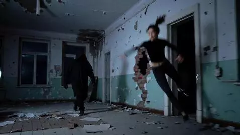 AI Video from prompt: A pretty young 25-year-old woman with a beautifu