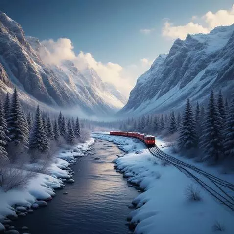 AI Video from prompt: The train is mowing towards us. The train is Hyp