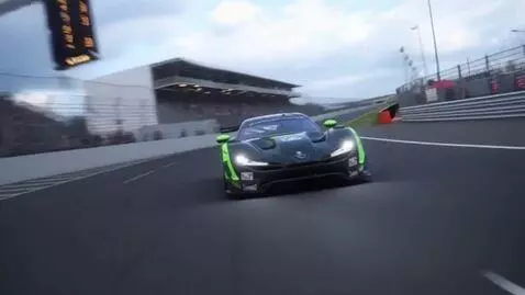 AI Video from prompt: video on the topic of car racing