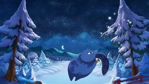 AI Video from prompt: Generate a video: a kitten is making a snowball 