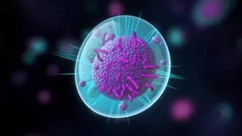 AI Video from prompt: cell division