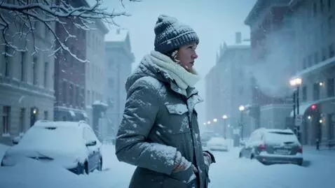 AI Video from prompt: Snowfall like a gift for your birthday, The bliz