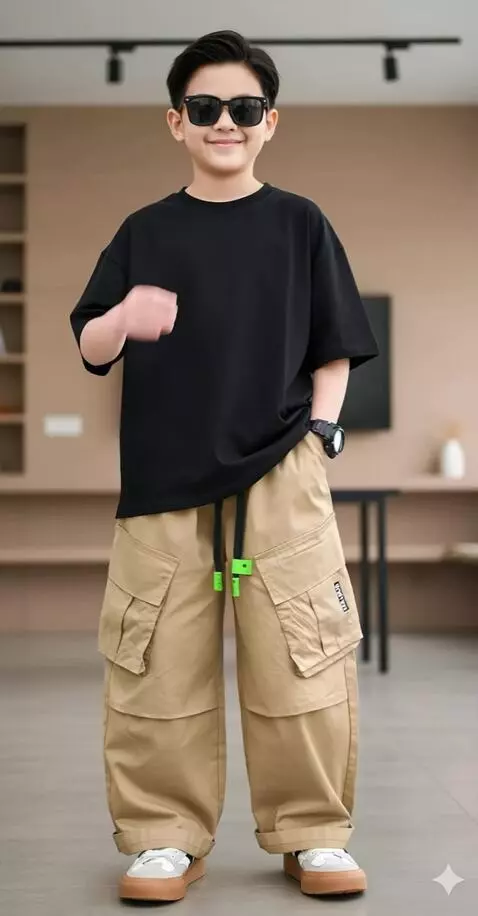 AI Video from prompt: “With a subtle smile, the boy adjusts his hair b