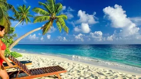 AI Video from prompt: make this image comes alive. woman in the red sw