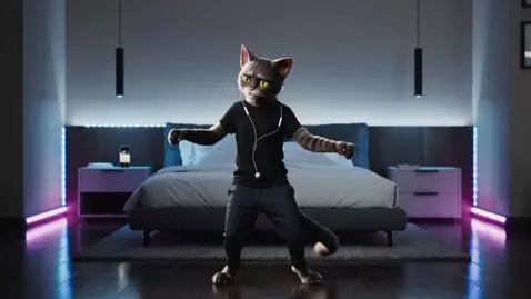 AI Video from prompt: 4K vertical video style. Anthropomorphic dark-st