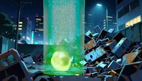 AI Video from prompt: the ball bounces, jumps higher with each stroke,