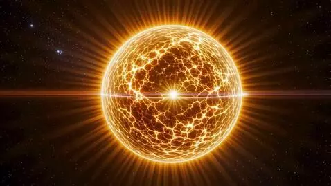 AI Video from prompt: The sun is come black hole