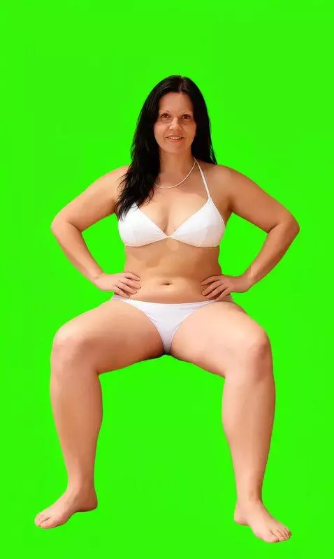 AI Video from prompt: She sits in the lotus position. The back is stra